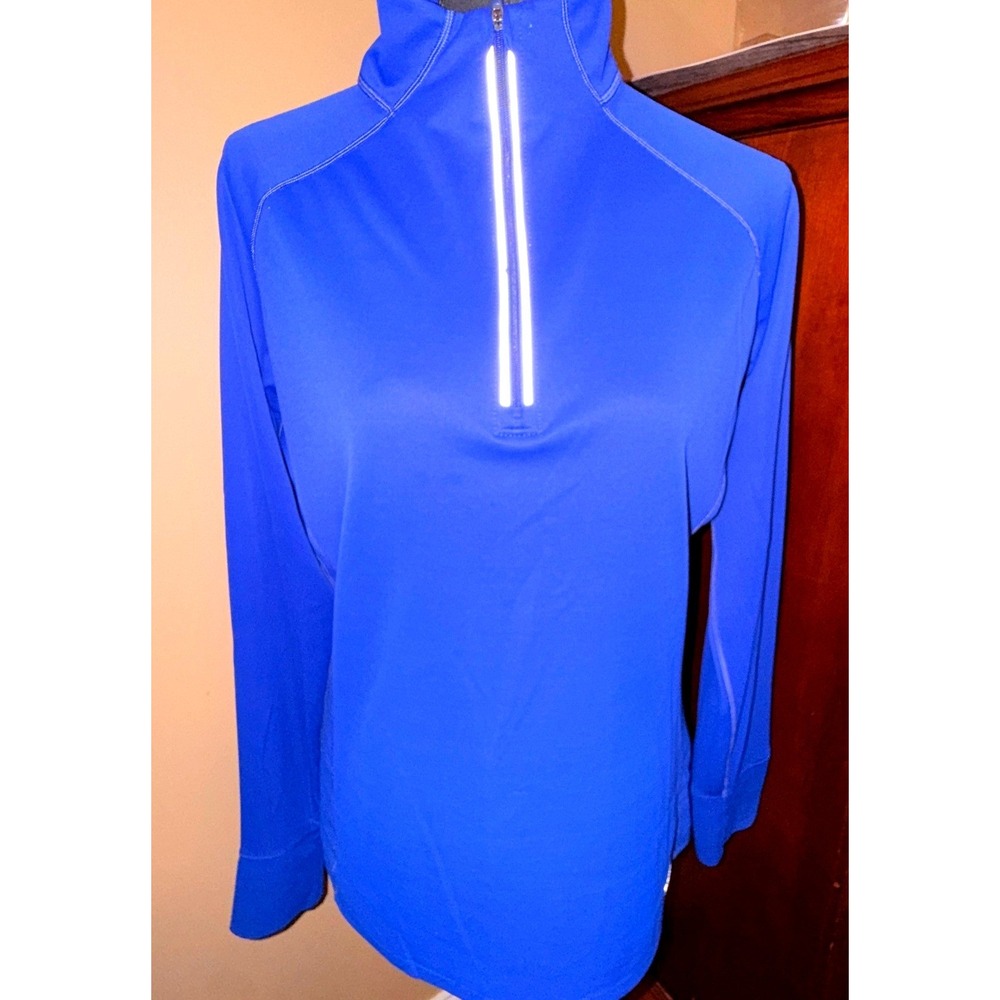 AUTHENTIC Patagonia Quarter Zip Pullover Women L Blue Good Reflective